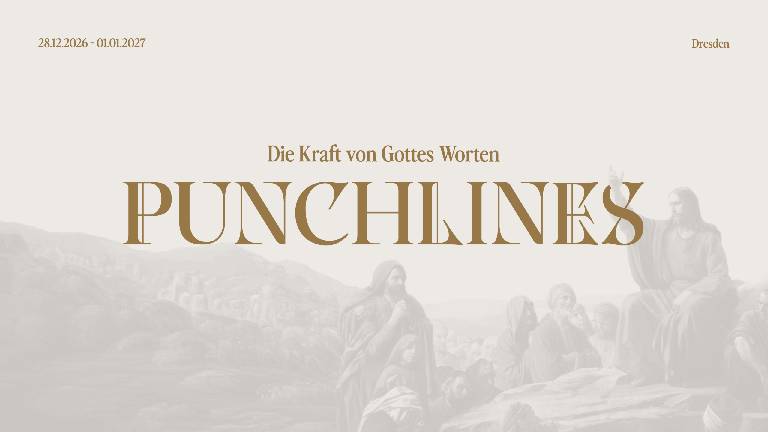 PUNCHLINES – Thema JESUSlive 2026